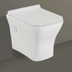 โถสุขภัณฑ์แบบแขวนผนัง COSMAS-4001 ชนิดชิ้นเดียว ระบบกดน้ำสองปุ่ม พร้อมระบบดักกลิ่นแบบ P-trap และ S-trap สำหรับห้องน้ำในวิลล่าและโรงแรม - Product Image 3