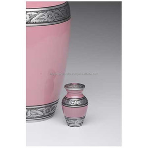 Urna de cremación de recuerdo azul verde azulado pequeña de estilo americano para cenizas y suministros funerarios familiares - Product Image 5