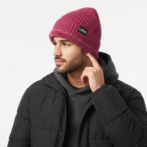 Manufacturing Wholesale High Quality Unisex Beanie Rib Knit Beanie <b>Winter</b> <b>Cap</b> Solid Color Casual Style - Product Image 4