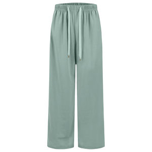 Pantalones Deportivos Acampanados Personalizados para Mujer 2026, con Logotipo Personalizado, Transpirables, Nuevo Diseño Fitness, Color Sólido, Cintura con Cordón Ajustable - Product Image 5