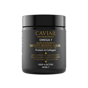 Vente en gros de crème capillaire nourrissante professionnelle à l'oméga 7, masque capillaire au caviar, traitement hydratant et rafraîchissant pour tous les types de cheveux, 600 ml - Product Image 1