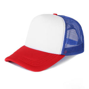Unisex Mesh Trucker <b>Hat</b> 6-Panel Adjustable Casual Cap Breathable Outdoor Spring Summer Adult Contrast Color Design - Product Image 3