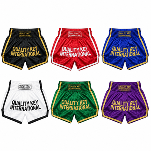 Équipement professionnel de Muay Thai, shorts de combat personnalisés avec logo, shorts de sport urbains unisexes pour adultes, shorts d'entraînement MMA et de lutte - Product Image 2