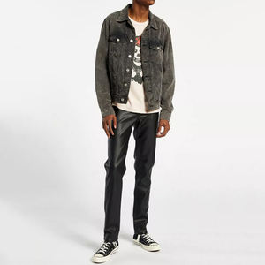 Pantalon en cuir pour homme, coupe slim, cuir véritable de haute qualité, pantalon en cuir d'agneau, meilleur prix - Product Image 6