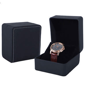 Estuche para Reloj Seismo, Empaque de Último Diseño, Caja de Almacenamiento para Reloj con Apertura Automática en Negro - Product Image 3