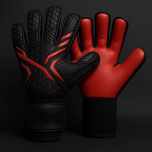 ถุงมือผู้รักษาประตูหนังคุณภาพสูงระดับมืออาชีพ พร้อมอุปกรณ์ป้องกันนิ้วมือ ปรับขนาดได้ ใช้ได้ทั้งชายและหญิง - Product Image 3