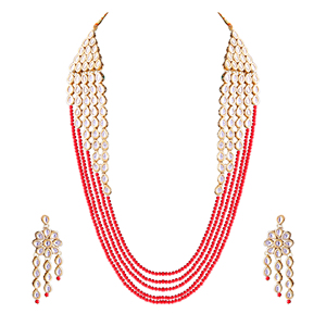 Conjunto de Joyería para Mujer Estilo Bohemio, Chapado en Oro Indio, Aleación Negra con Circones, Collar y Aretes para Compromiso, Boda o Fiesta - Product Image 2