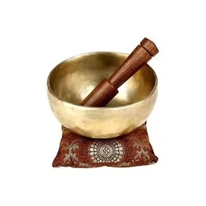 Bol chantant en métal élégant fait à la main pour la méditation, la guérison sonore, le yoga, la pleine conscience et la relaxation - Product Image 1