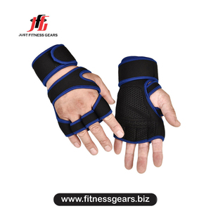 Gants de musculation antidérapants en PU de haute qualité pour la musculation, unisexe, personnalisables avec logo, vente en gros, pour le sport et l'entraînement - Product Image 1