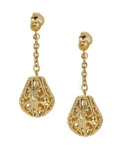 Orecchini Pendenti con Catena in Filigrana |   2028 - Product Image 4