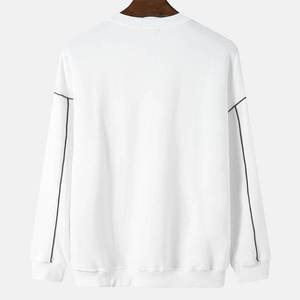 Suéteres de Punto de Algodón Orgánico 100% al por Mayor 2026, Transpirables, Térmicos, de Cuello Redondo para Invierno, para Hombre, Talla Grande - Product Image 2