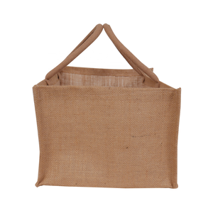Sac à main en jute pour épicerie, grand, écologique, réutilisable, biodégradable, fabriqué en Inde, imprimé à l'écran, marque EWB - Product Image 2