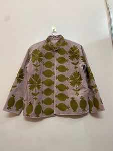 Handmade Embroidered Velvet Fabric Suzani Jacket Long Sleeves, Ethnic & Customizable Design, Perfect for <b>Winter</b> Wear - Product Image 2
