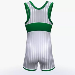 Professional Wrestling Singlet Compression <b>Athletic</b> Gym Vest Men Wrestling Training Singlet - Product Image 4