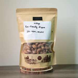 Vietnam Factory OEM Premium Nutrition Snack Buttery Salty 400g Organic Roasted Cashew <b>Nuts</b> Custom Grade Eco-Friendly Zipper - Product Image 3