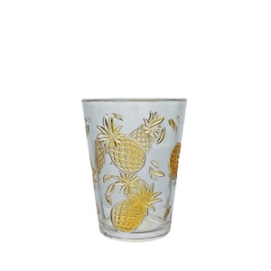 Gobelet à eau en plastique personnalisé avec motif ananas - Product Image 1