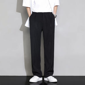 Pantalones de traje a medida para hombre, elegantes y personalizables, estilo casual y formal, delgados, para verano, estilo High Street. - Product Image 2
