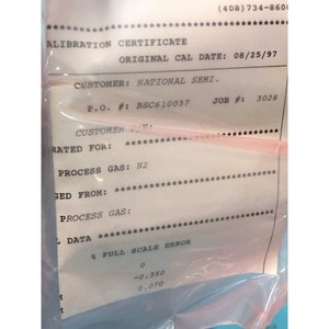 UNIT INSTRUMENTS UFC-<b>1660</b> MFC MASS FLOW - Trusted Global Legacy Semiconductor Equipment and Parts at - Product Image 4