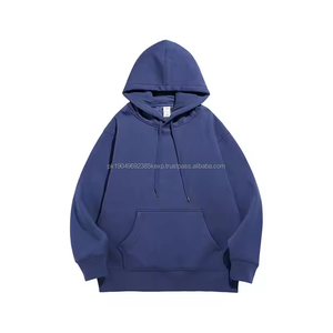 OEM Sweats à capuche vierges de qualité luxe Logo personnalisé 400gsm haute qualité en coton polaire surdimensionné Streetwear Sweat à capuche lourd - Product Image 5