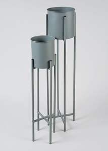 Pot en métal au design minimaliste pour marque privée, avec revêtement en poudre, pour la décoration intérieure moderne - Product Image 4