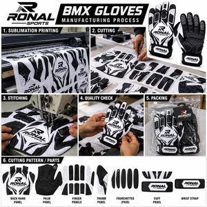 Guantes de Carreras Resistentes al Viento en Talla XXL a XS, Guantes de Motociclismo BMX MTB, Material Transpirable, Guantes para Bicicleta de Montaña - Product Image 4