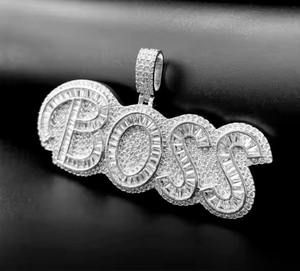 Colgante de Hip Hop Personalizado con Cara de León Redonda y Moissanita VVS, Amuleto de Moda con Incrustaciones de Diamantes para Hombre - Product Image 1