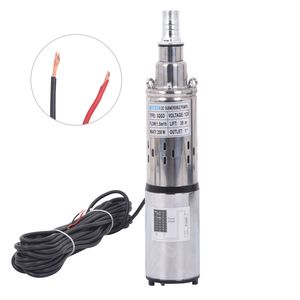 12V DC 6.6 GPM 98 ft pompa ad acqua solare sommergibile per pozzo profondo pompa con 250W ad alta efficienza - Product Image 1