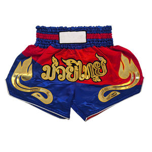 Pantalones Cortos de Muay Thai Personalizados de Satén para Entrenamiento de Boxeo Tailandés, Ropa Deportiva Unisex, Fabricante OEM - Product Image 1
