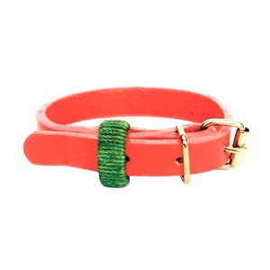 Collar de perro de cuero genuino de alta calidad, collares de estilo táctico con decoración de remaches para entrenar y caminar, características personalizadas - Product Image 1