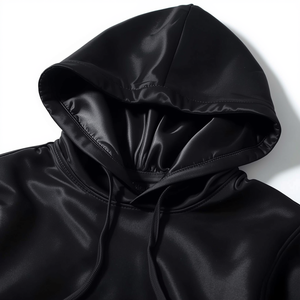 Sudadera con Capucha Unisex, Forro de Satén, Estilo Urbano, Felpa de Algodón, Forro Interior Suave, Cómoda, Cálida, Informal, Venta al Por Mayor OEM - Product Image 2