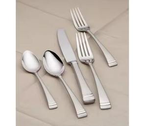 Juego de cubiertos decorativos de metal, cuchara y tenedor, juego de cubiertos modernos de acero inoxidable para restaurante y hostelería - Product Image 3