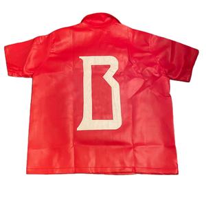 T-shirt personnalisé brodé pour homme, chemise zippée en cuir à manches courtes, streetwear, coupe carrée en cuir, t-shirts vierges - Product Image 3