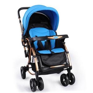 <b>Baby</b> Stroller Lightweight Foldable Travel Pram Multi-position Reclining Back System Aluminum Alloy Frame Linen Factory Price - Product Image 4