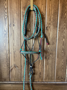 Fabricant direct d'équipements équestres : Licol en corde réglable pour chevaux, pour l'extérieur - Product Image 2