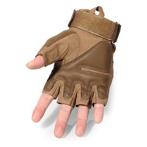 Guantes de Ciclismo de Medio Dedo de Cuero Ammara para Hombre con Protección UV, Cierre de Gancho y Bucle, Protección de Palma Reforzada para Entrenamiento y Ciclismo - Product Image 3