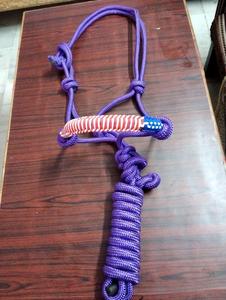 สายจูงม้าแบบปรับได้ ทำจากไนลอน สำหรับฝึกม้า อุปกรณ์ขี่ม้า - Product Image 5
