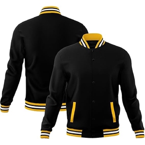 Wholesale Varsity <b>Jackets</b> Custom Letterman <b>Jackets</b> <b>Men</b> Wool Leather Sleeves Embroidered Team Outerwear - Product Image 1