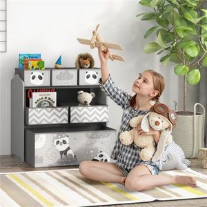 Gray Kids & Teen Storage Toy Organizer with Storage Box - Product Image 4