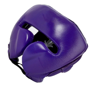 Latest Design 2026 Wholesale Leather Boxing <b>Head</b> Guard Adjustable for Kick Boxing <b>Training</b> Customizable Color Logo Protective - Product Image 4