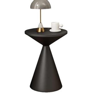 Mesa de Centro de Diseño Americano con Acabado Negro, Mesa de Café de Aluminio Ajustable de Estilo Moderno, Muebles de Lujo para Sala de Estar - Product Image 1