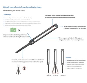 Juego de instrumentos quirúrgicos ortopédicos personalizados con herramientas para tornillos pediculares espinales para uso en quirófano, certificado CE Clase I, manual. - Product Image 3