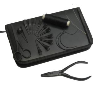 Kit de pinces pour extensions de cheveux, pinces de retrait de kératine, mini-ciseaux avec outils à boucles pour extensions de cheveux, pinces à 2 trous - Product Image 2