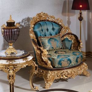 Juego de Sofás Seccionales Tradicionales Langham de Lujo en Oferta, con Mesa de Madera Tallada y Relleno de Esponja, para Salas de Estar de Apartamentos y Hoteles - Product Image 6