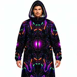 Unisex Quality Custom Logo Swim Parka <b>Jacket</b> Warm Fleece Lining Waterproof Swimming Coat Wholesale Swim Parka <b>Jacket</b> Quick Dry - Product Image 1