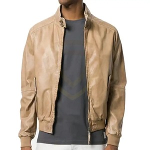 แจ็คเก็ตหนังแท้ผู้ชายสุดเท่ แขนยาว สำหรับฤดูหนาว ดีไซน์ล่าสุด คุณภาพสูง - Product Image 2