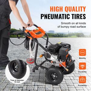 เครื่องฉีดน้ำแรงดันสูงแบบใช้แก๊ส 3500 PSI 2.6 GPM พร้อมปั๊มอะลูมิเนียมและหัวฉีด 5 แบบ - Product Image 2