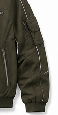 Chaqueta Casual de Alta Calidad para Hombre, Cuello Alto, Cierre de Cremallera, para Otoño - Product Image 4