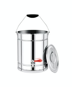 Premium Commercial Grade Stainless Steel Tea Urn 7.5 Liter Capacity High Gloss <b>Mirror</b> Finish Heat Resistant Durable Dispenser - Product Image 1
