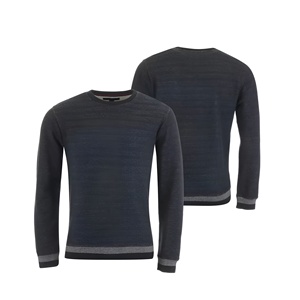 Sweat-shirt à col rond pour homme de haute qualité, en molleton de coton épais, style streetwear décontracté, vente en gros OEM - Product Image 3