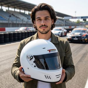 Nuevo Casco de Carreras Integral Profesional TBRACING HE-02, FIA 8859 2024, Snell SA2025, Seis Tallas, Suministro de Fábrica OEM ODM - Product Image 3